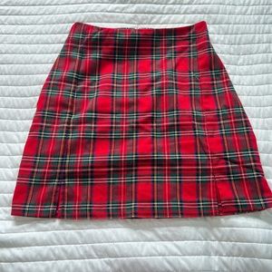 Girls plaid skirt